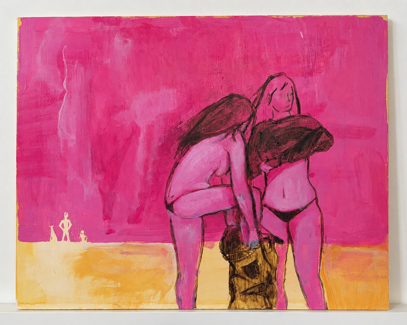 Girls at the Beach by Jem Steele